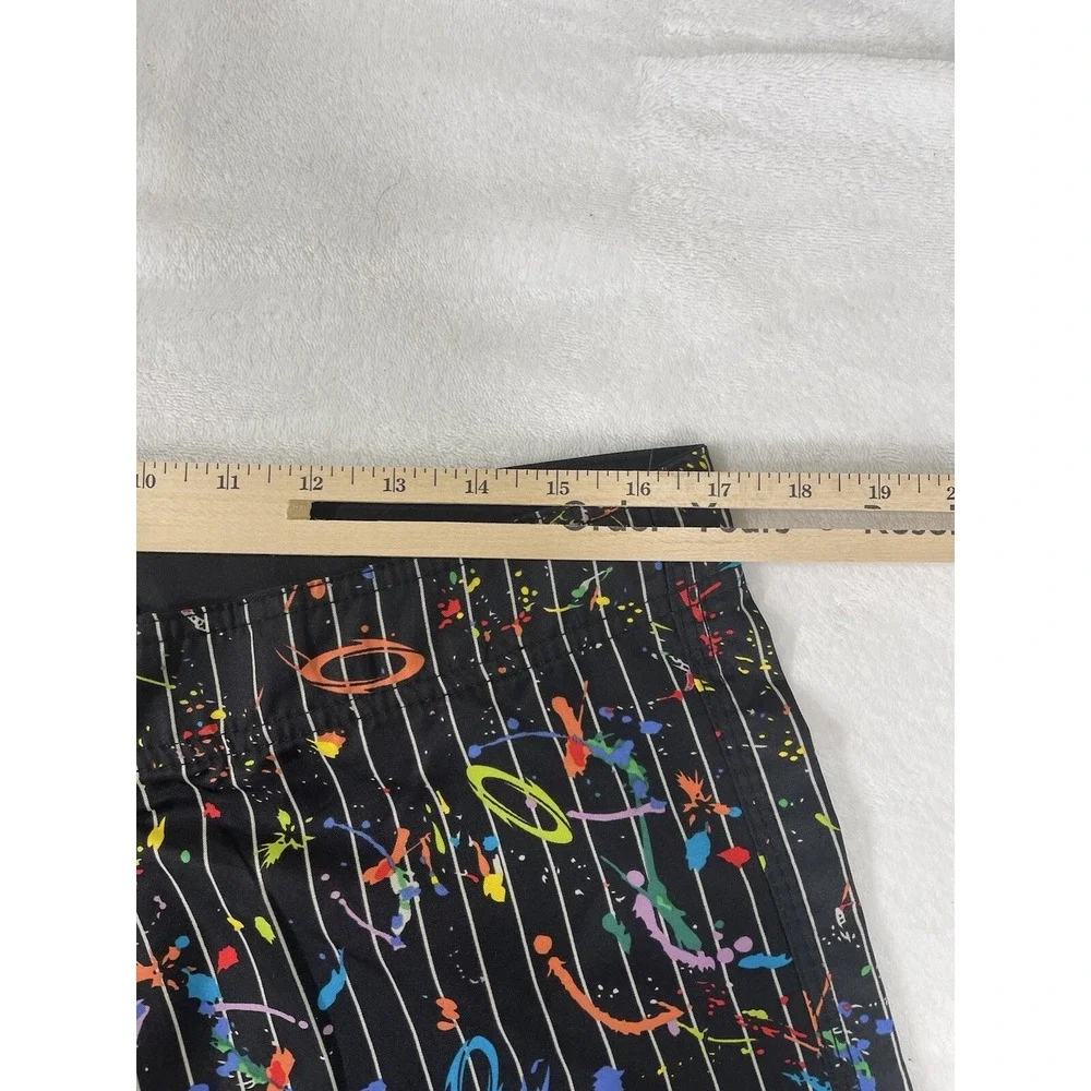 Surf Swim Shorts‎ Trunks Surf Sz 36 Black Art Paints Brazilian Rota Do Mar NEW